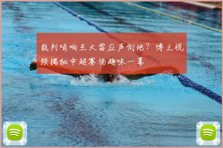 裁判哨响王大雷应声倒地？博主视频揭秘中超赛场趣味一幕